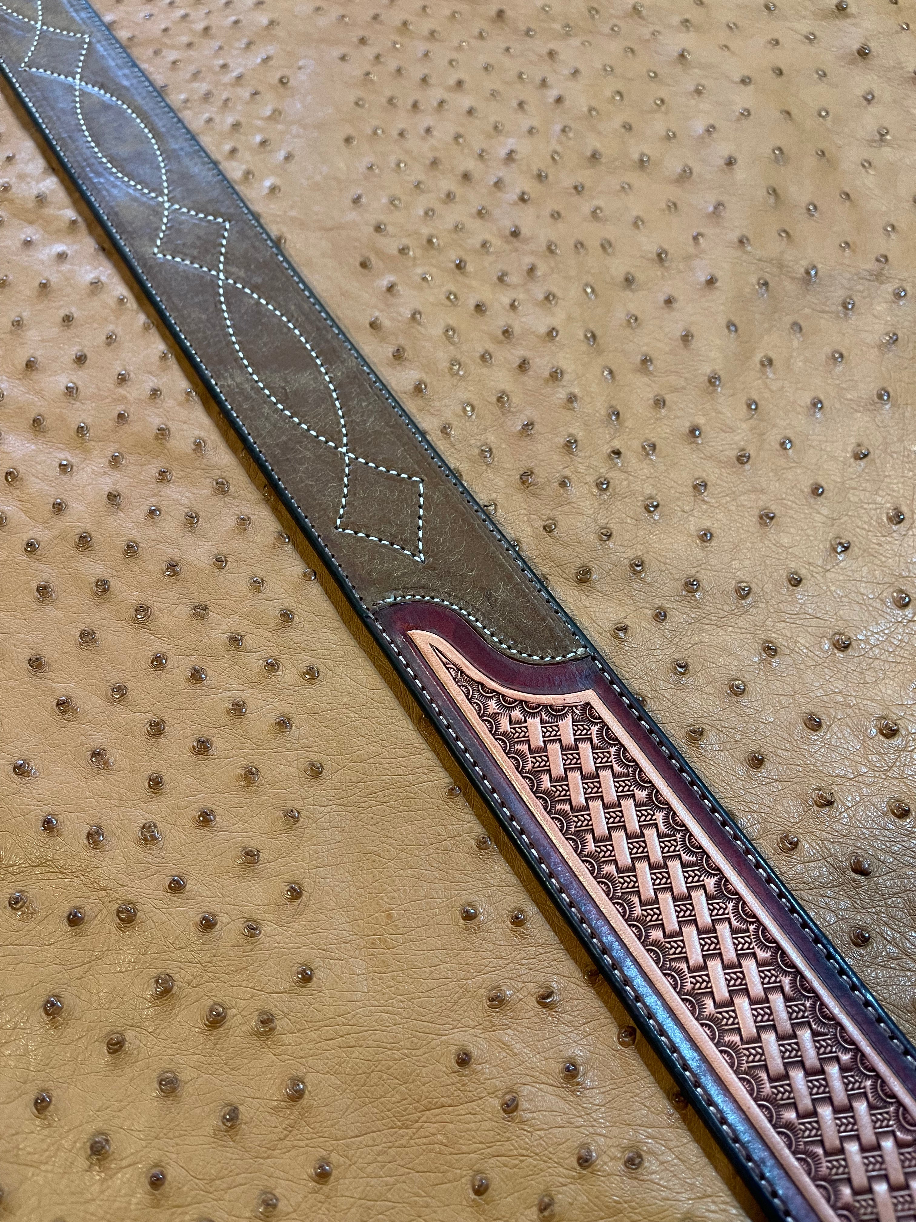 Basket Stamped Belt