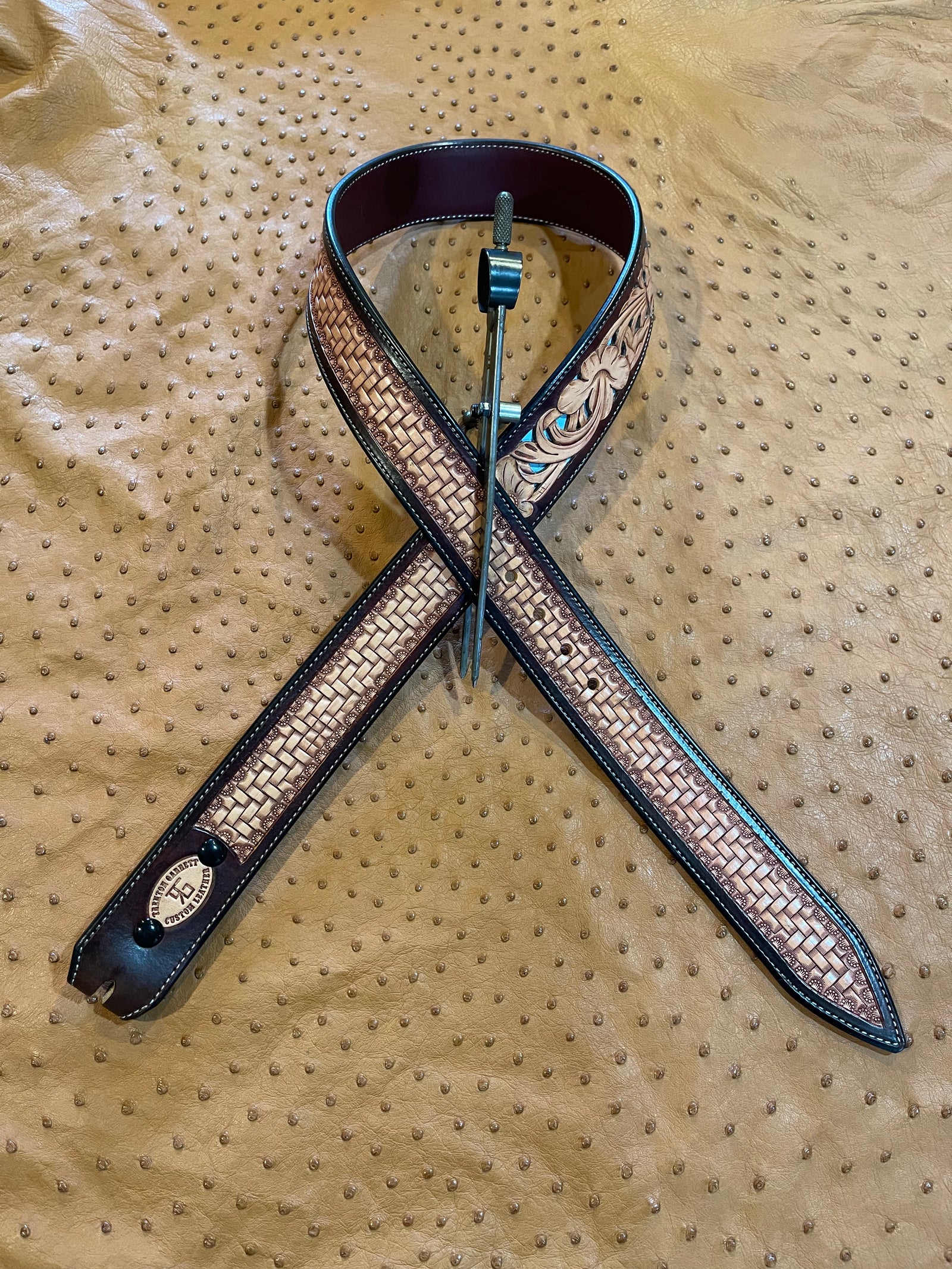 Size 33 Half Floral Belt