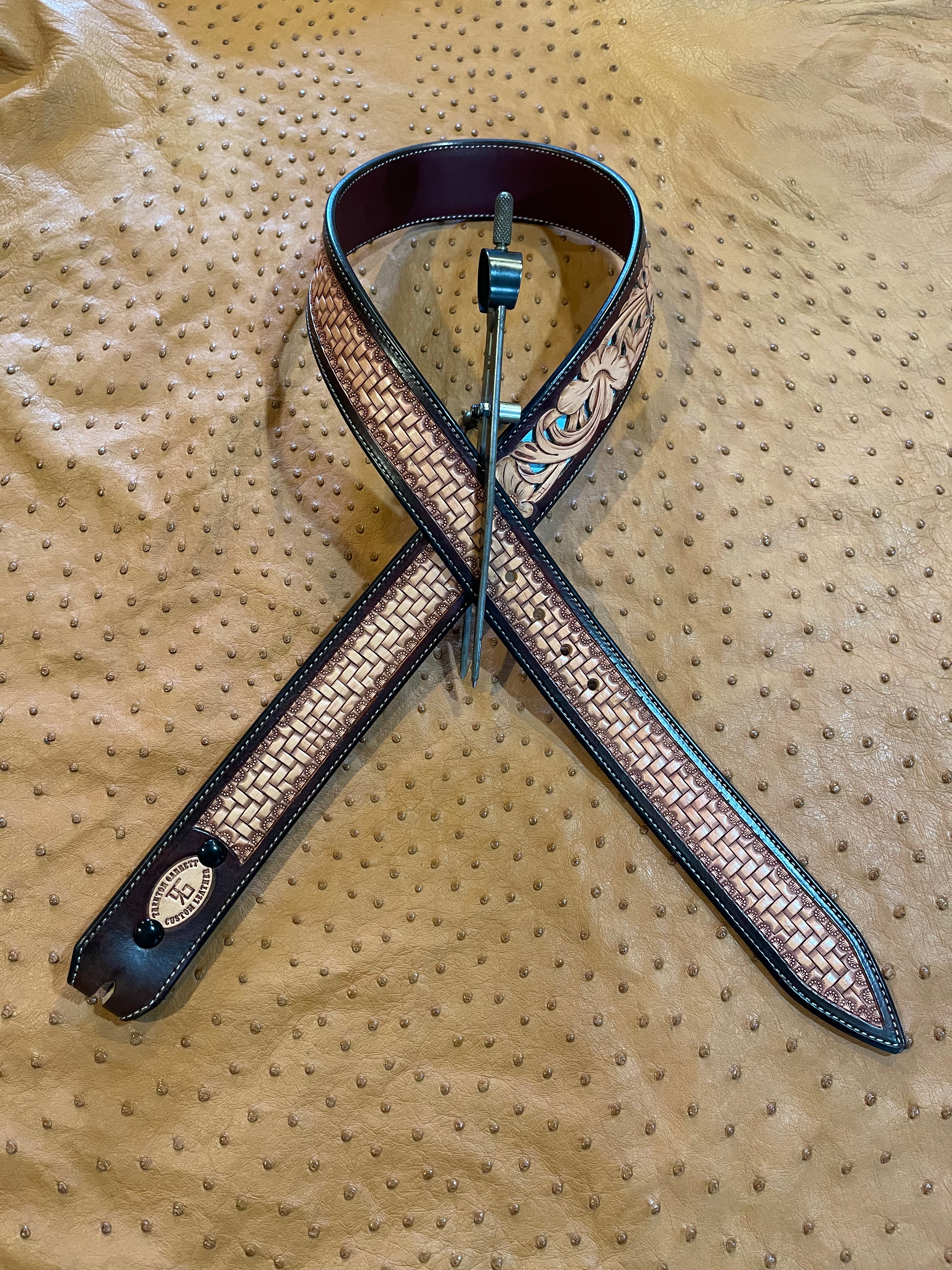 Size 33 Half Floral Belt