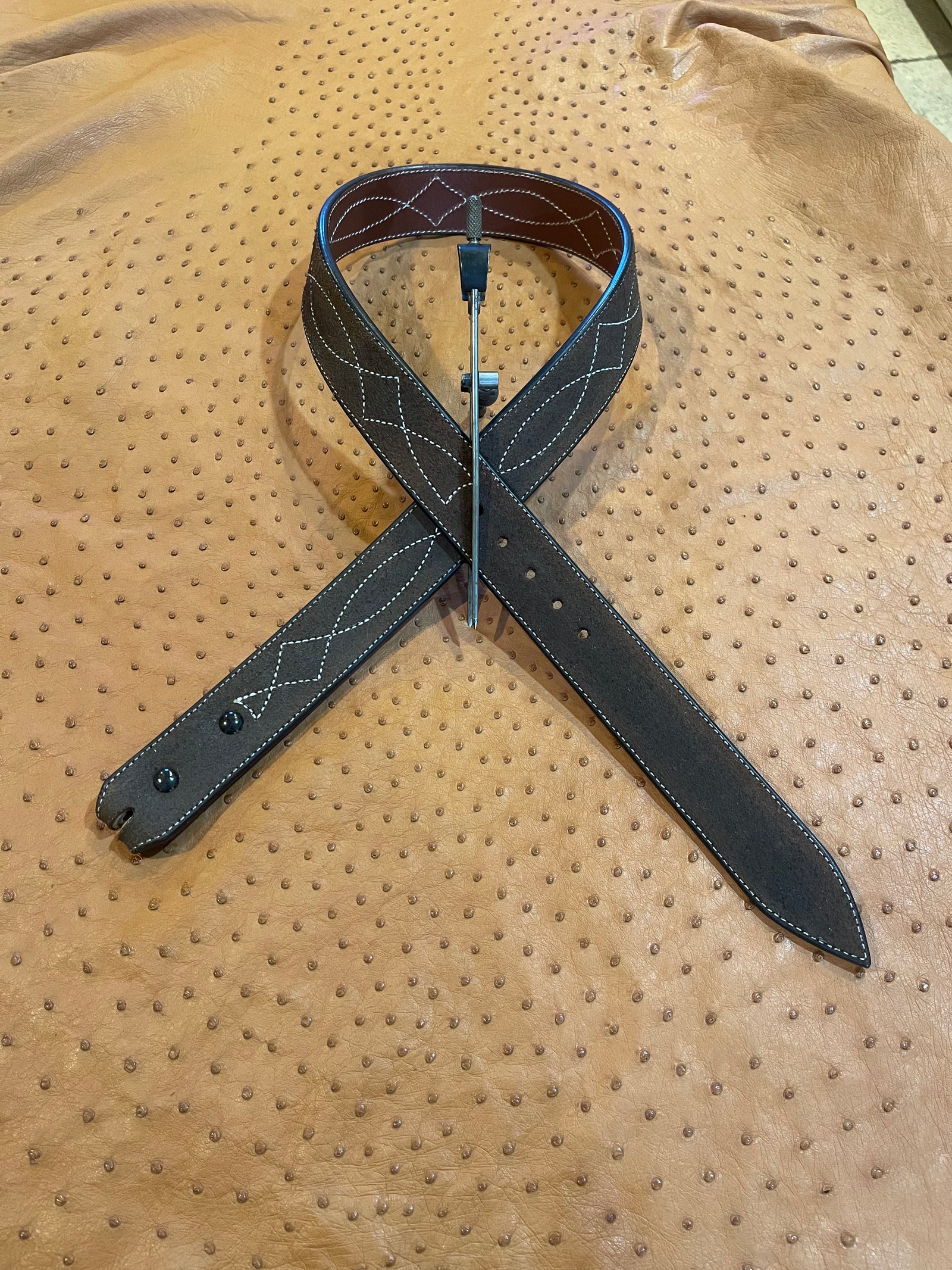 Chocolate Roughout Belt