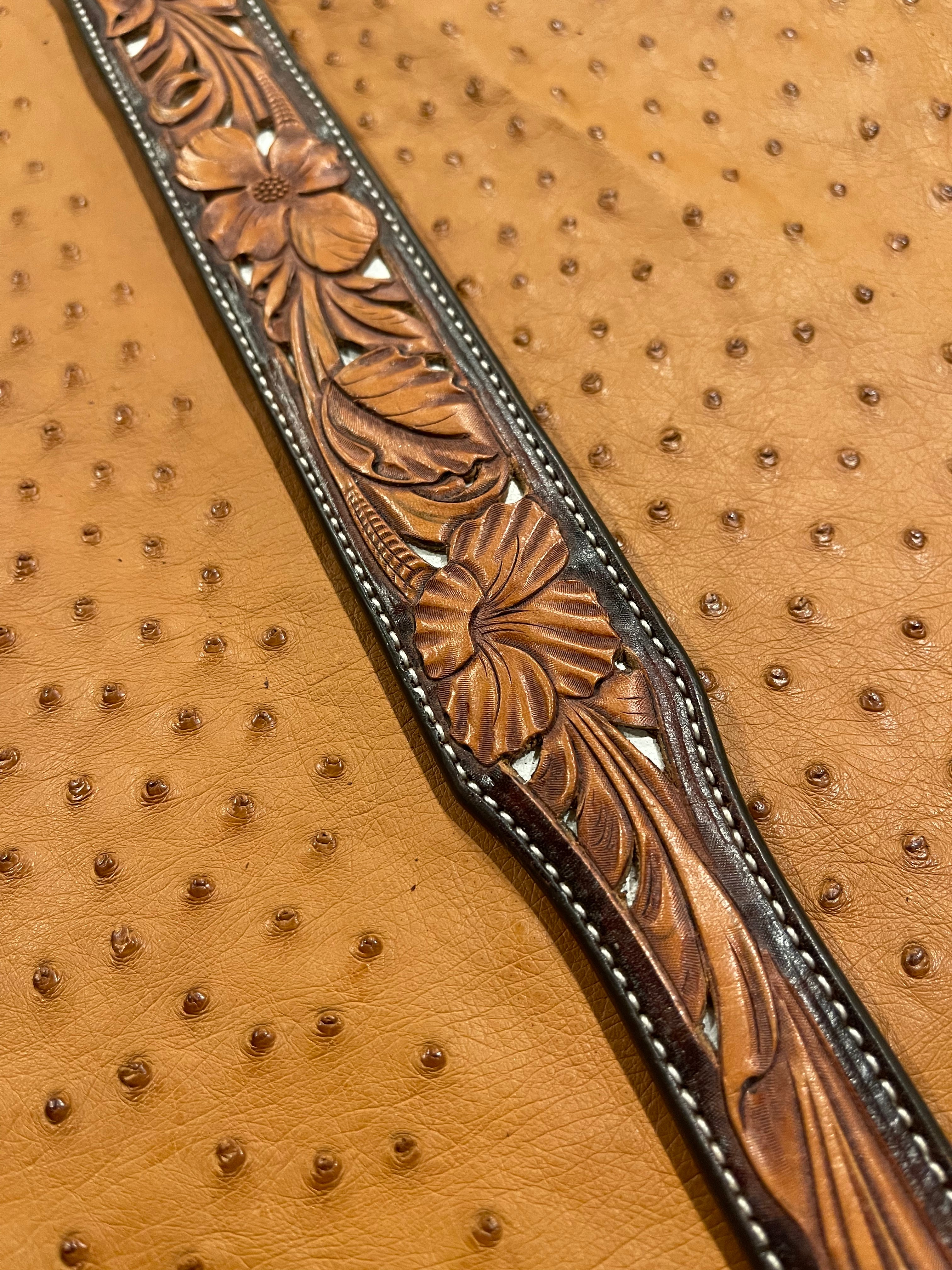 Size 31” Floral Belt