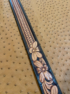Size 32 Half Floral Belt