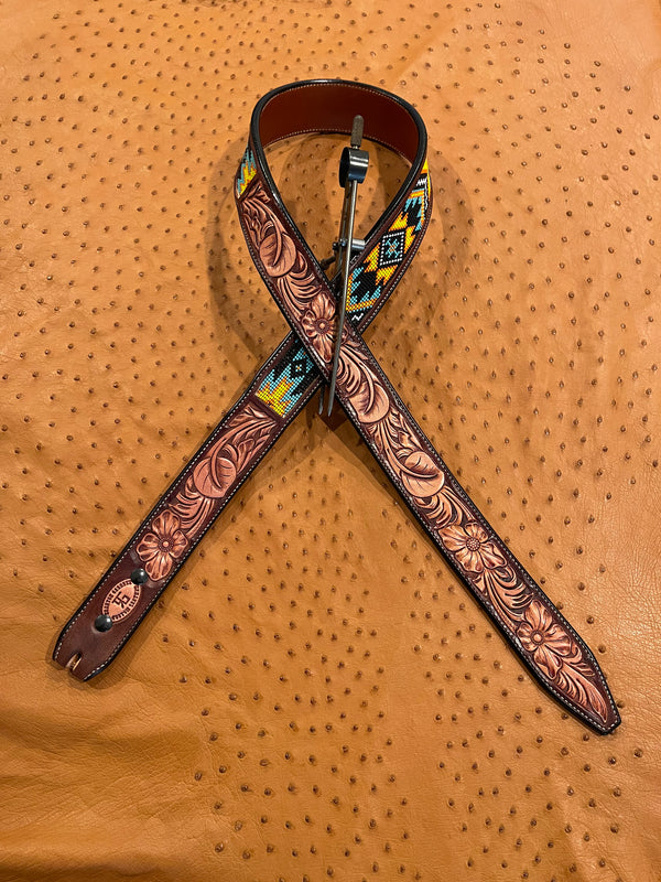 Size 36 Beaded Belt - Trenton Garrett Custom Leather display picture 3